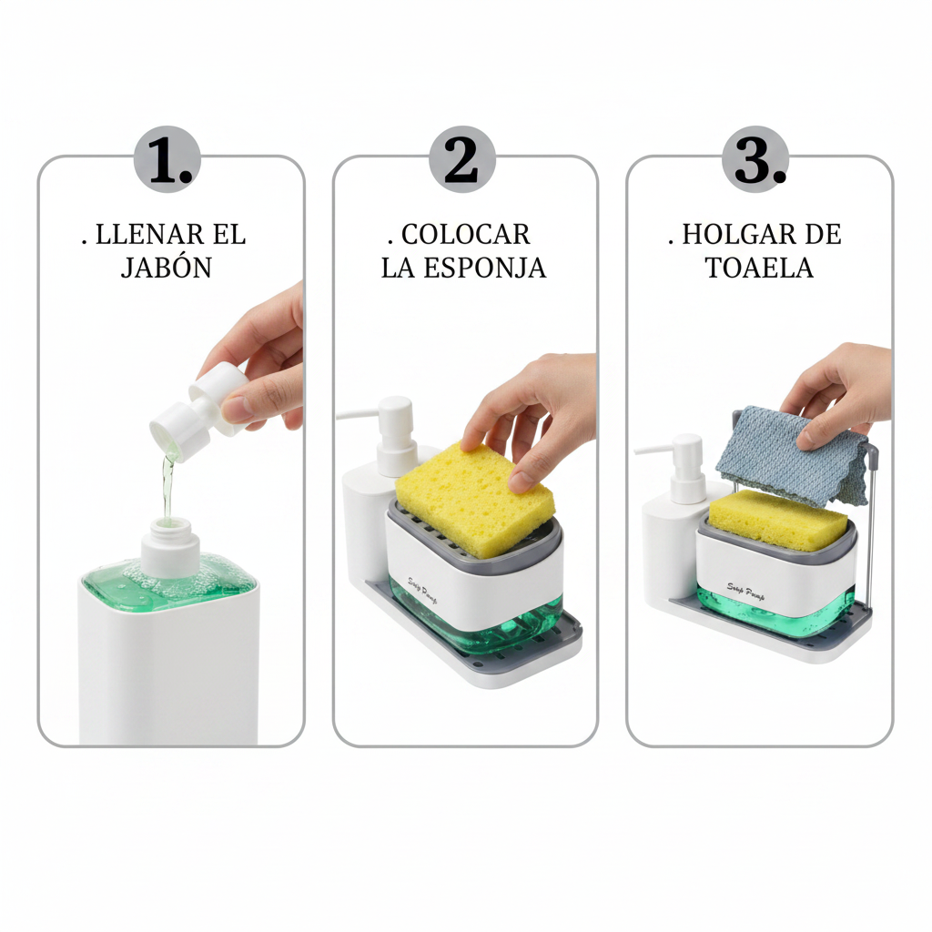 Instrucciones de uso del organizador